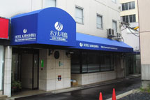 お店についているテント